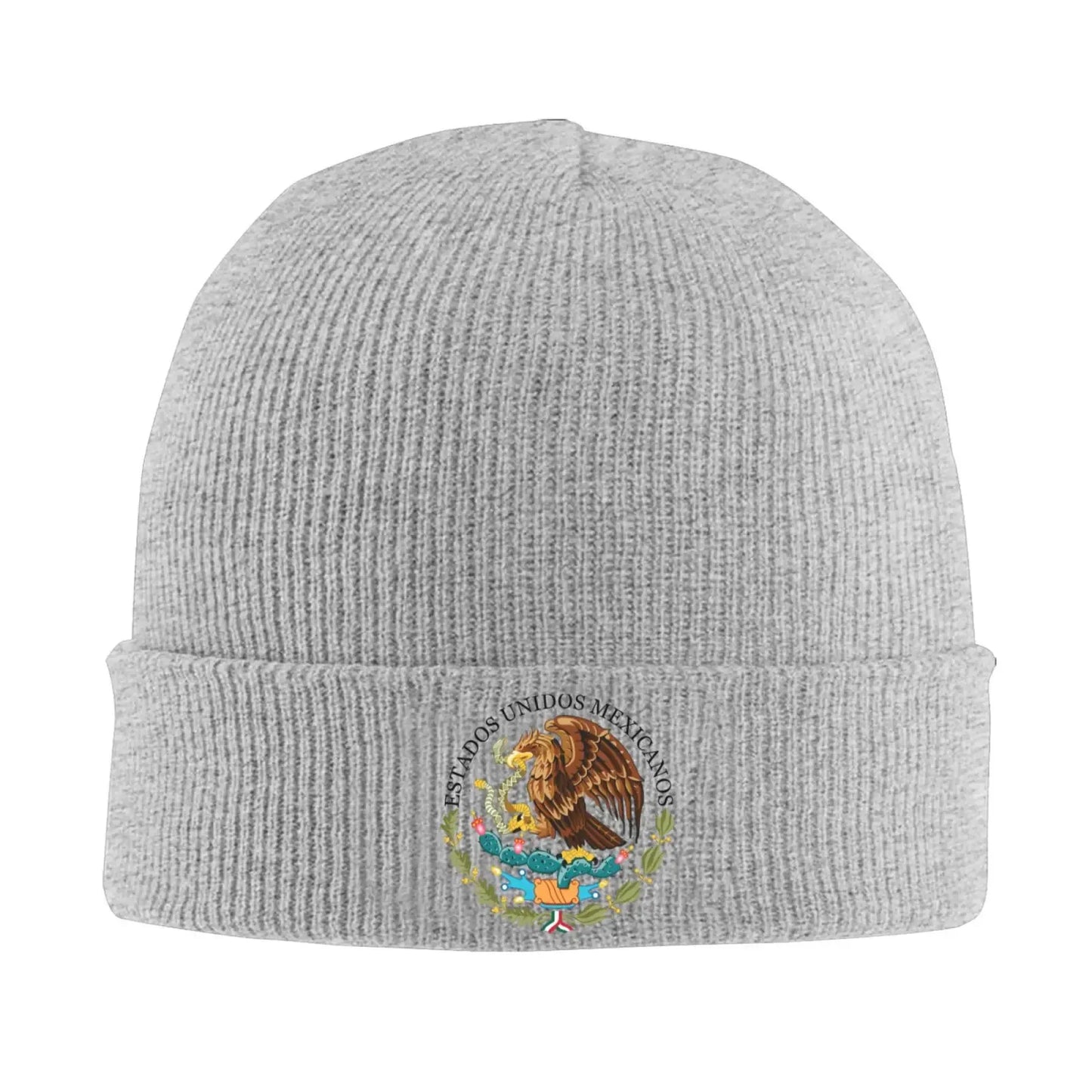 Mexican Flag With Eagle Beanie Hat