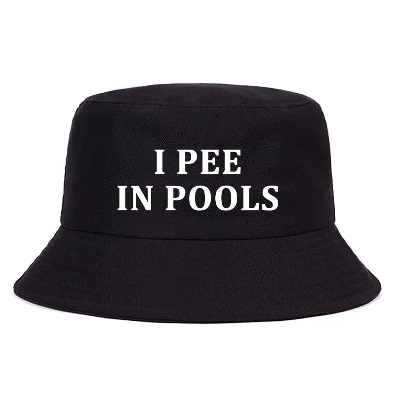 Funny Pool Party Cotton Bucket Hat