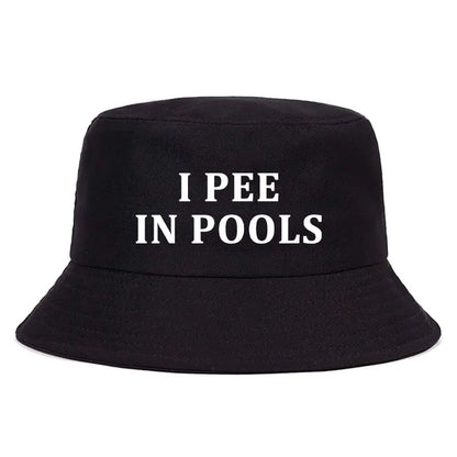 Funny Pool Party Cotton Bucket Hat