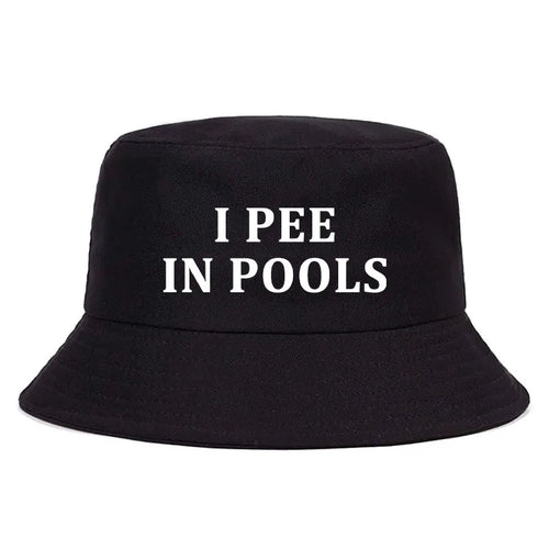 Funny Pool Party Cotton Bucket Hat