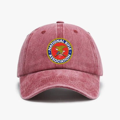NRA AR 15 Distressed Baseball Cap