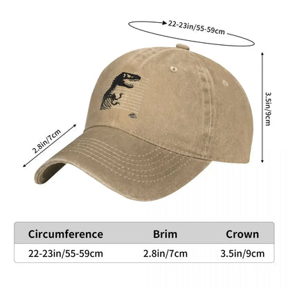 Vintage Jurassic Park Distressed Baseball Cap
