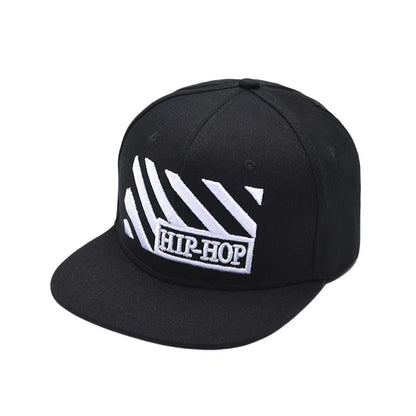 Unisex Letter Embroidered Adjustable Hip-Hop Snapback Cap