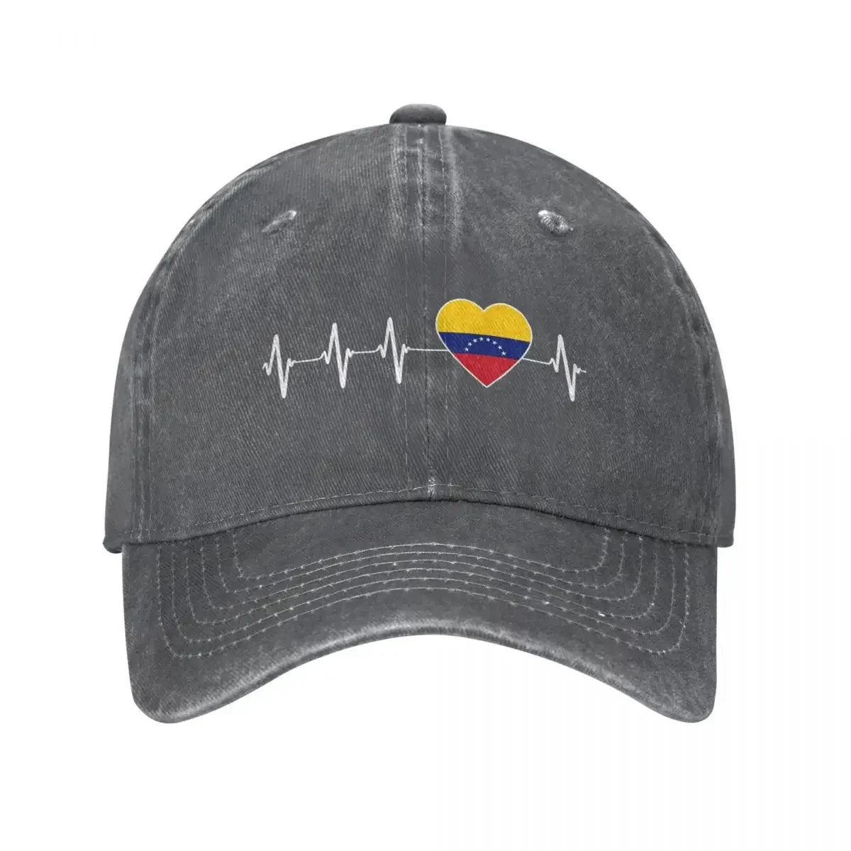 Venezuelan Heartbeat I Love Venezuela Baseball Cap