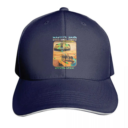 Manilla Road Crystal Logic Metal Band Baseball Cap