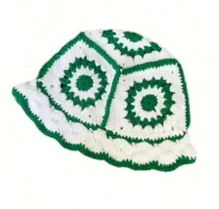 Women's Hollow Flower Crochet Bucket Hat