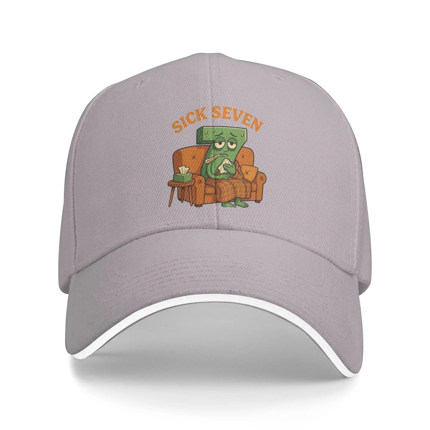 Sick Seven Halloween Funny Meme Baseball Cap