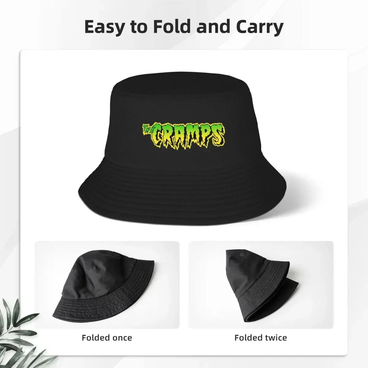 The Cramps Punk Rock Reversible Summer Bucket Hat