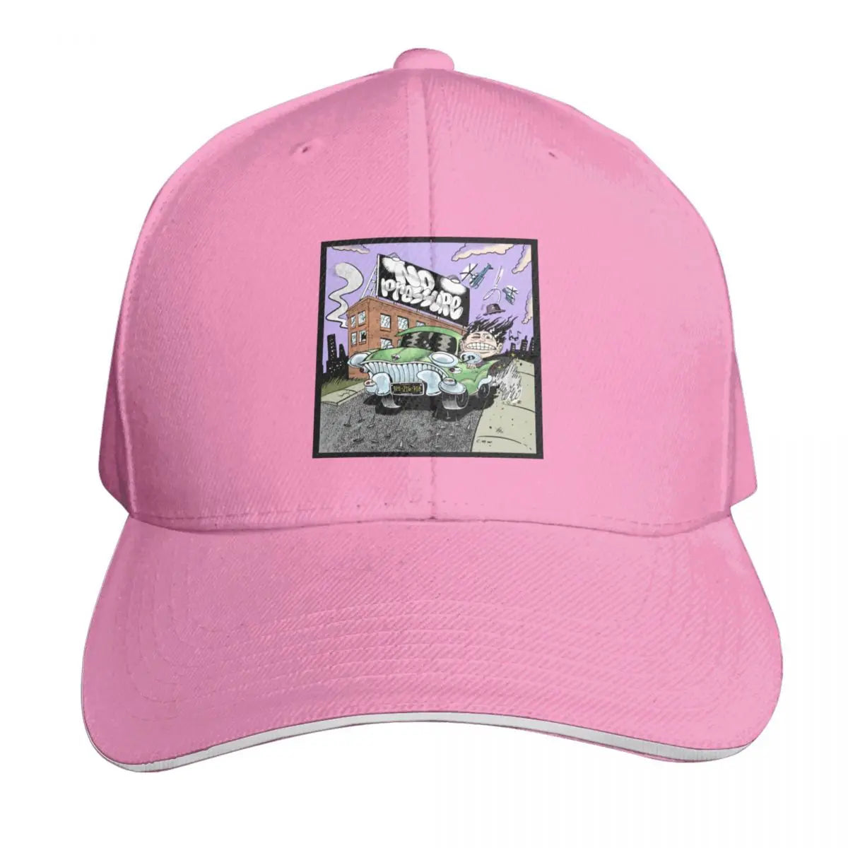 No Pressure Vintage Graphic Baseball Cap