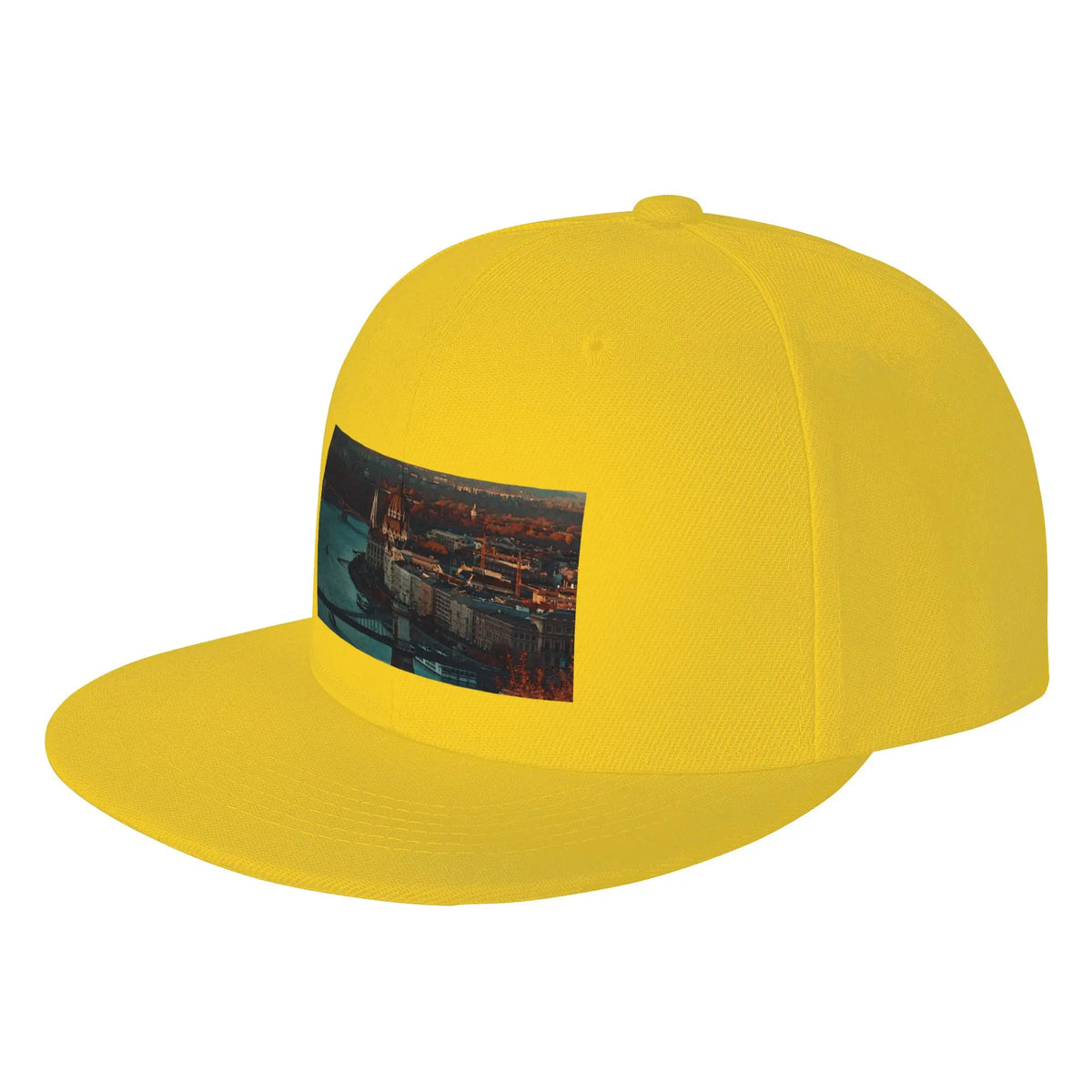 Budapest Hungary City Denim Snapback Cap