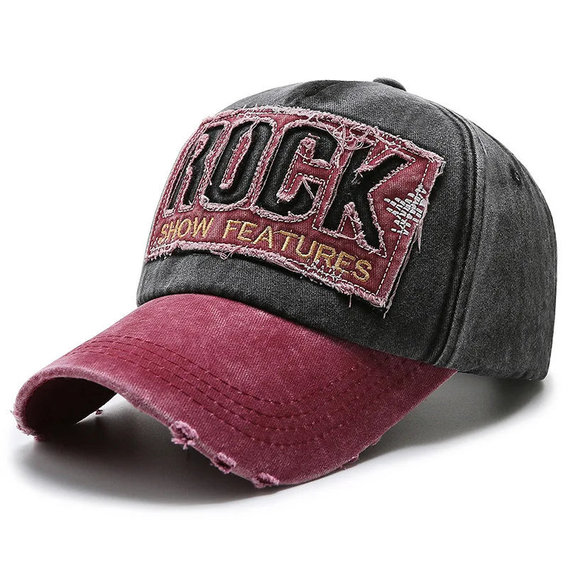 New Washed Etters Spring And Autumn Denim Baseball Cap
