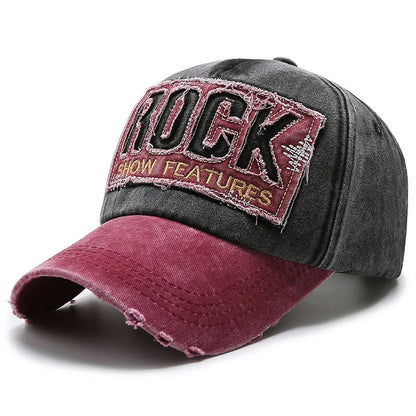 New Washed Etters Spring And Autumn Denim Baseball Cap