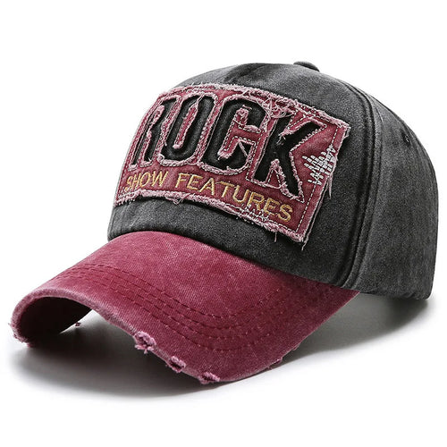 New Washed Etters Spring And Autumn Denim Baseball Cap