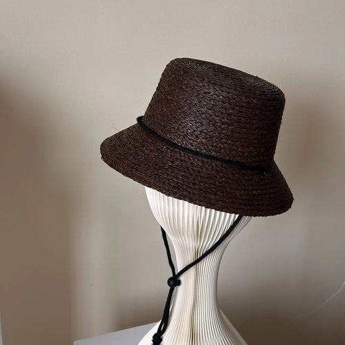New Fashion Handmade Raffia Bucket Hats Size 54-58cm