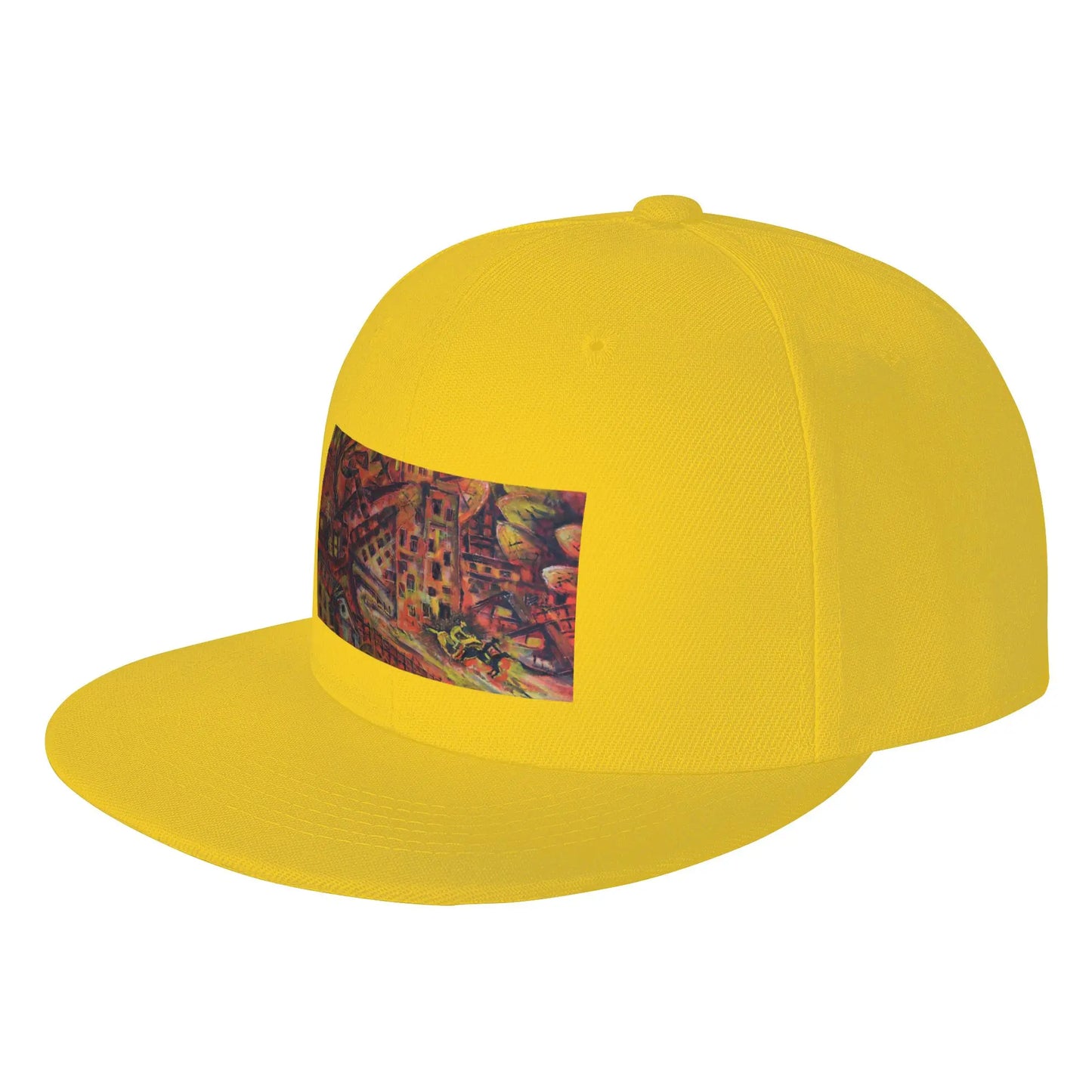 Fashion Oil Painting Leaving The City Snapback Cap