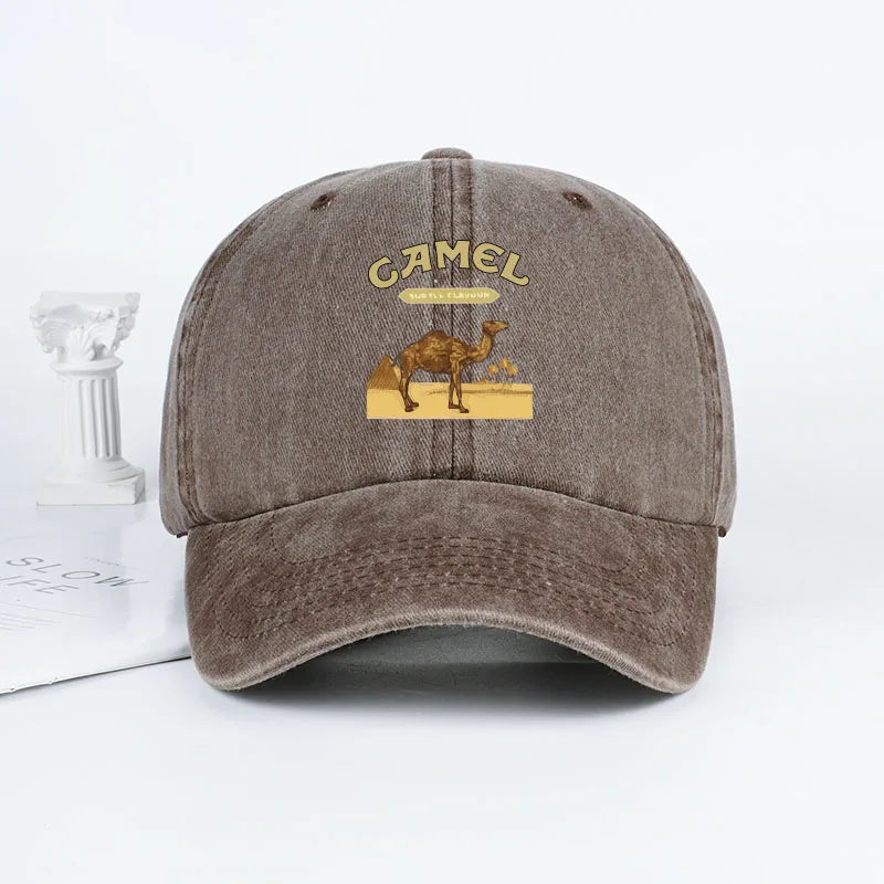 Camel Print Classic Vintage Baseball Cap