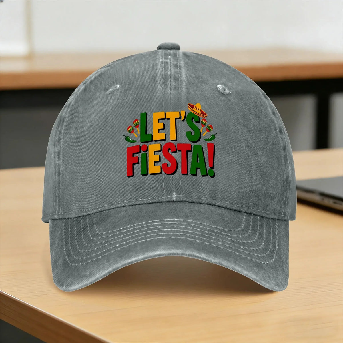 Let's Party Fiesta Funny Y2K Baseball Cap
