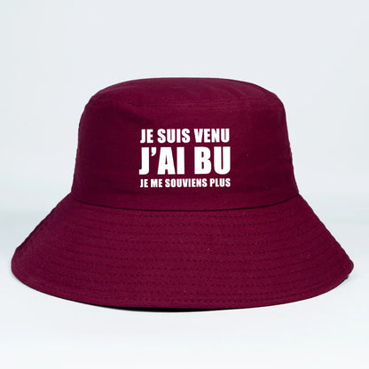 Funny French Festival Cotton Bucket Hat Unisex
