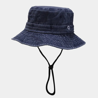 Cotton Solid Color Bucket Hat