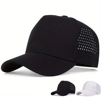 Unisex Solid Color Breathable Baseball Caps Spring And Summer