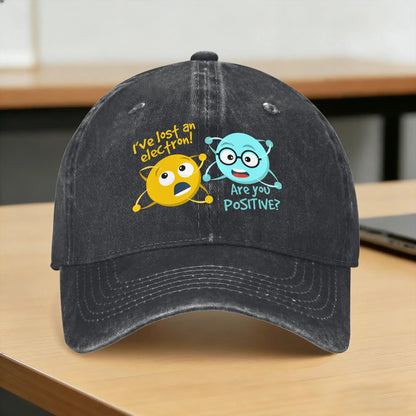 I Lost An Electron Chemistry Joke Trucker Baseball Cap