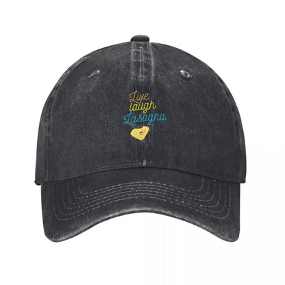 Live Laugh Lasagna Italian Kitchen Baseball Cap