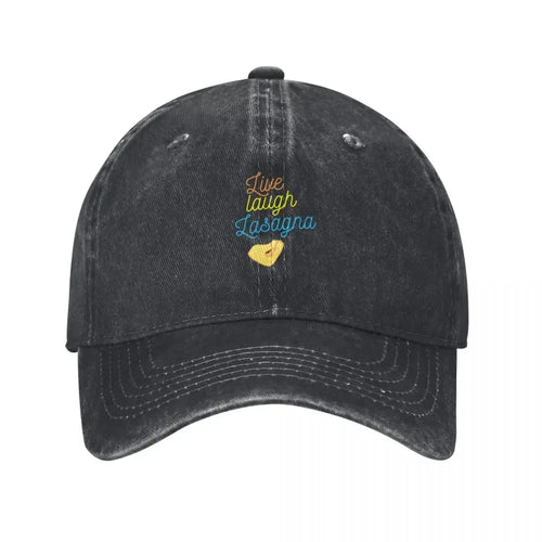 Live Laugh Lasagna Italian Kitchen Baseball Cap