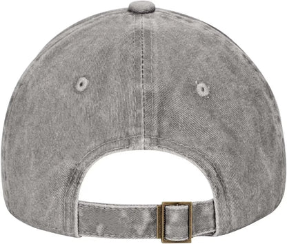 French Bulldog Trio Denim Baseball Cap