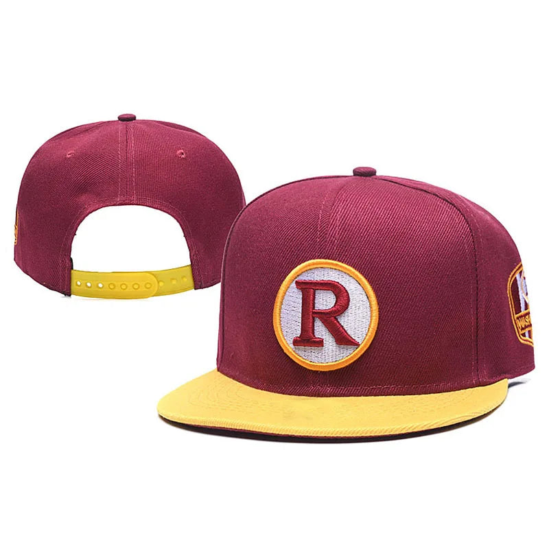 DALLAS Letter D Embroidered Unisex Hip-Hop Snapback Cap