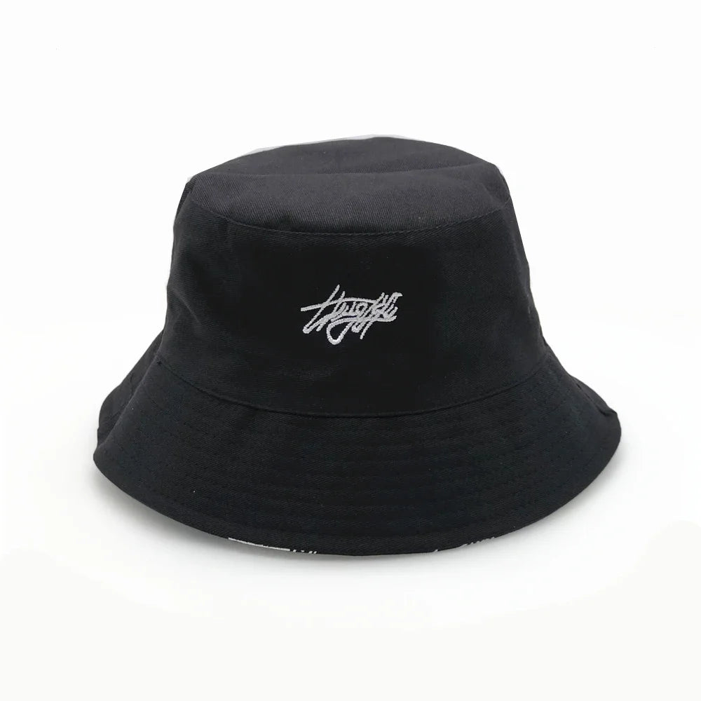 Double Sided Bucket Hat For Men Women Summer Unisex Fashion Cap
