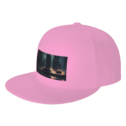 Night City Fashion Visor Snapback Cap