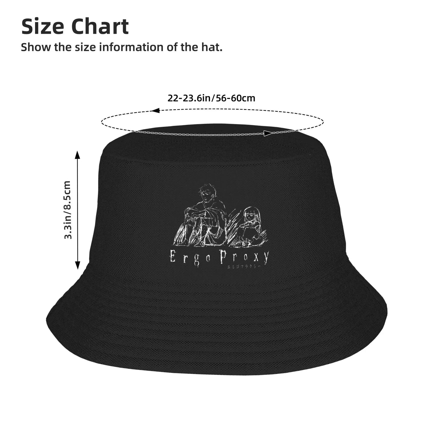 Ergo Proxy Mayer Bucket Hat Outdoor Fisherman Caps