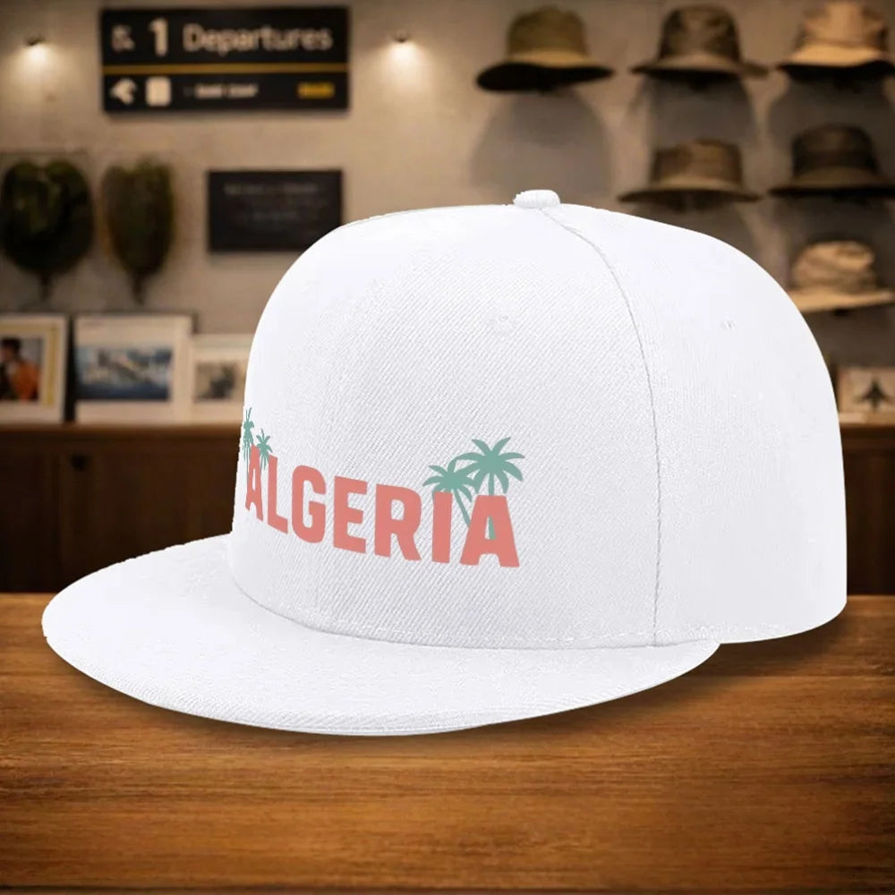 Algeria Palm Trees Snapback Cap