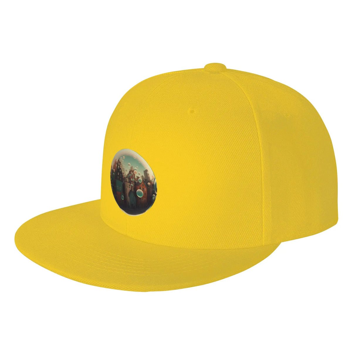 City In A Soap Bubble Ancient City Snapback Cap
