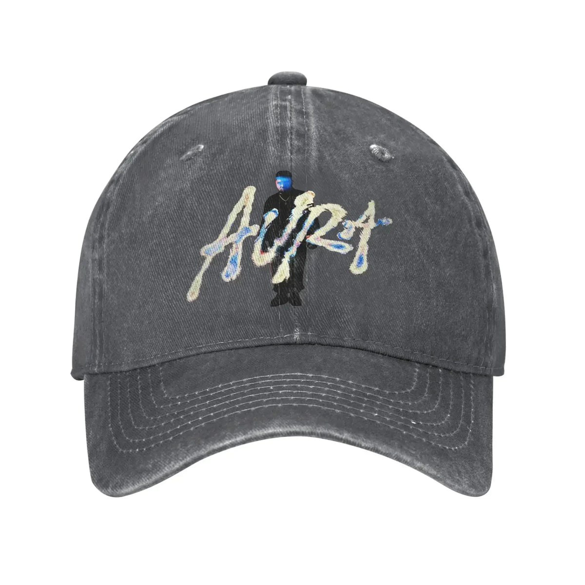 Rapper Maka Aura Tour 2025 Washed Baseball Cap Hat