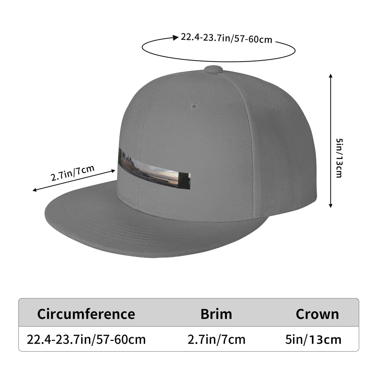 Panoramic Views Street Cool Snapback Cap