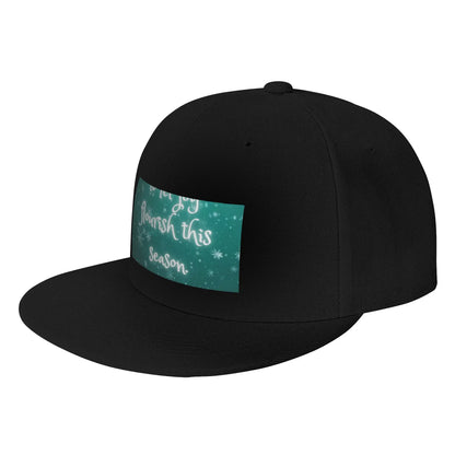 Happiness Blooms When Stress Fades Snapback Cap