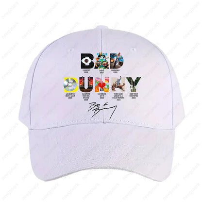 Bad Bunny Album Cap Summer Woman Man Adult Peaked Hat Fashion Casual Adjustable Printed Baseball Caps Trucker Cap