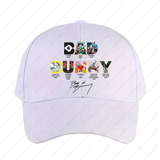 Bad Bunny Album Cap Summer Woman Man Adult Peaked Hat Fashion Casual Adjustable Printed Baseball Caps Trucker Cap