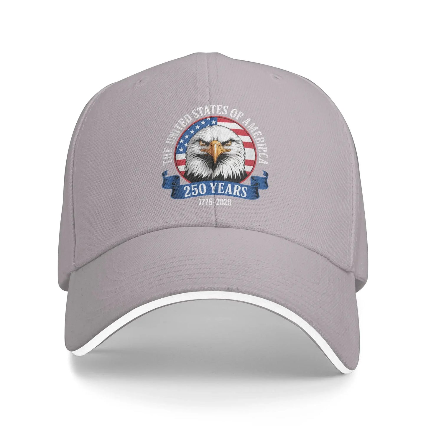 Happy 4th July 250 Years America Pride Patriotic Baseball Cap