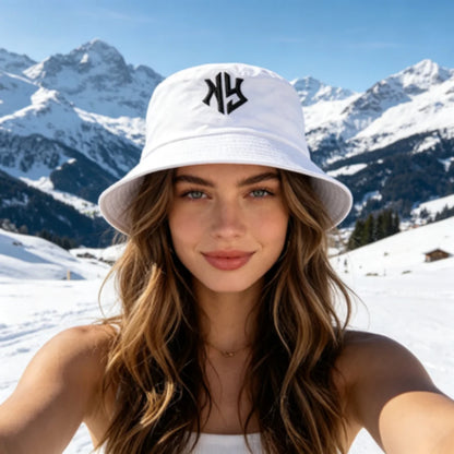NY Embroidered Bucket Hat For Women Men Classic