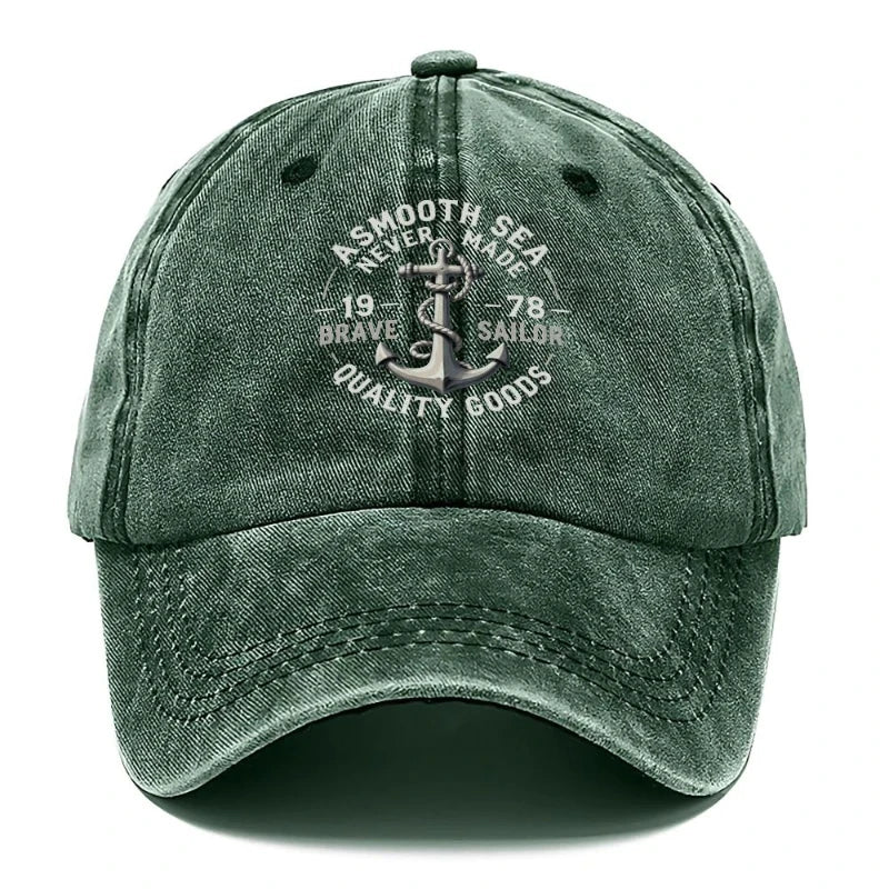 Vintage Washed Denim Baseball Cap