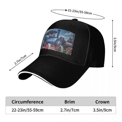 Case Steam Traction Engine Vintage Baseball Cap