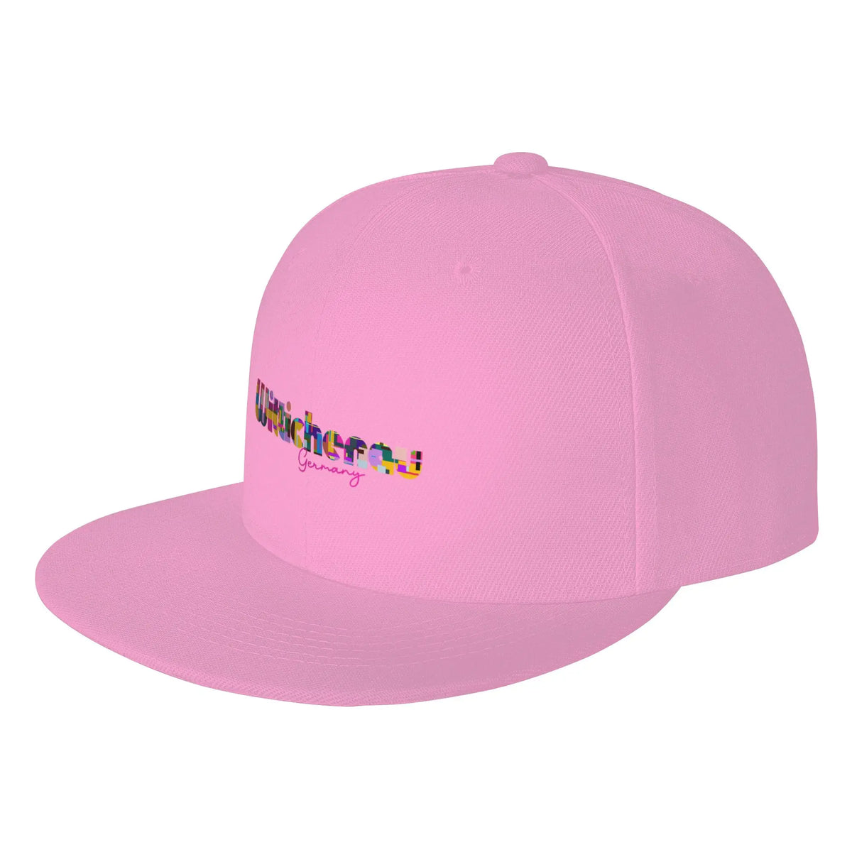 Wittichenau Germany Abstract City Typography Art Snapback Cap