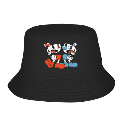Cuppheads Bucket Hat Harajuku Fisherman Caps