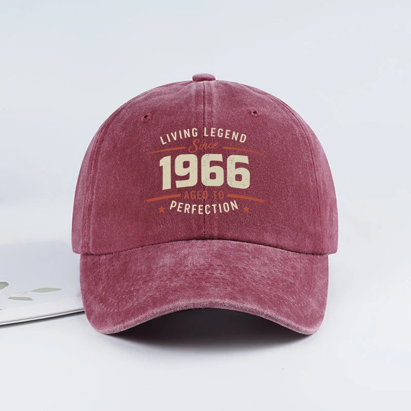 Living Legend 1966 Washed Baseball Cap