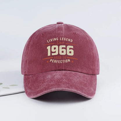 Living Legend 1966 Washed Baseball Cap