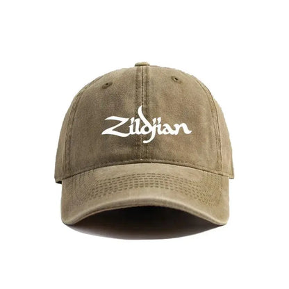 Retro Wave Letter Embroidered Baseball Cap