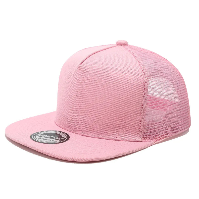 Custom Logo Printed Unisex Breathable Mesh Snapback Cap