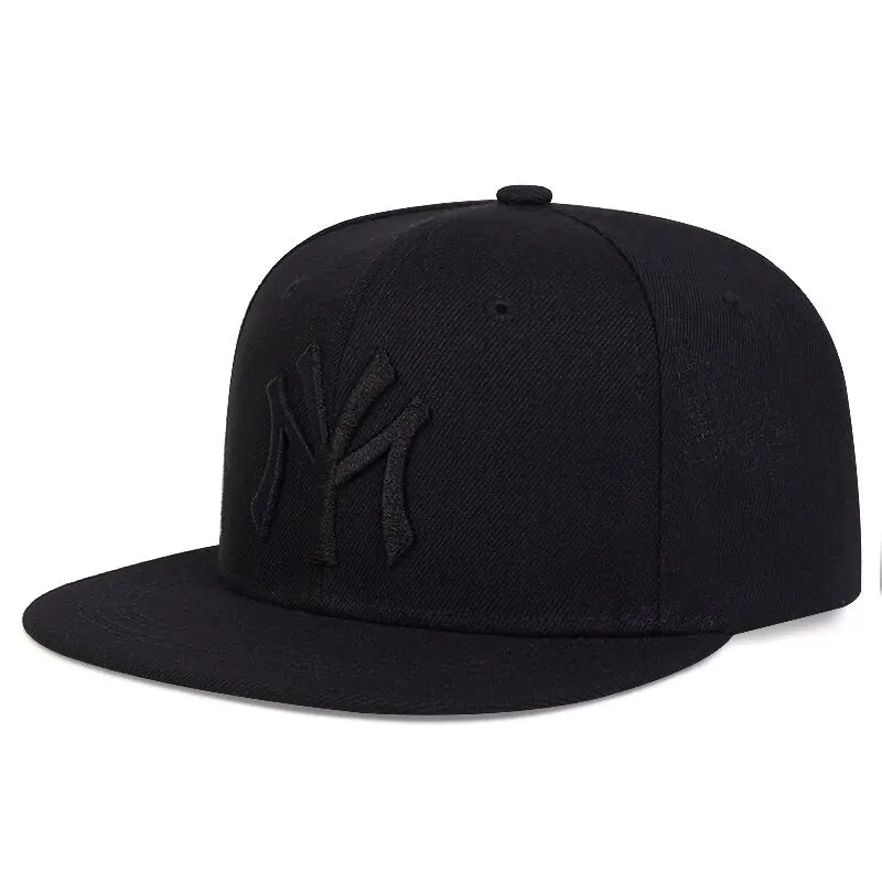 Unisex Letter Embroidered Adjustable Hip-Hop Snapback Cap